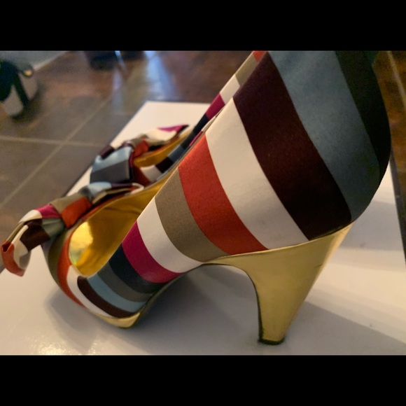 Coach multi stripe heels - Picture 3 of 8